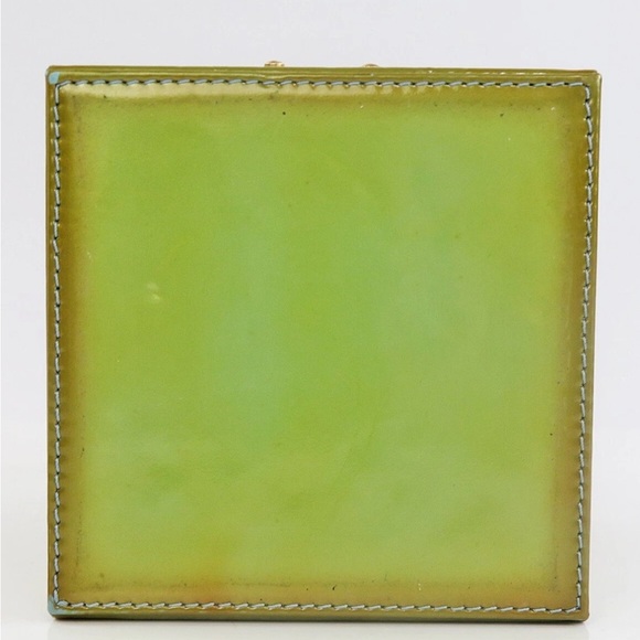 Louis Vuitton Olive Green Mini Box Bag with Gold Accents - Picture 6 of 14